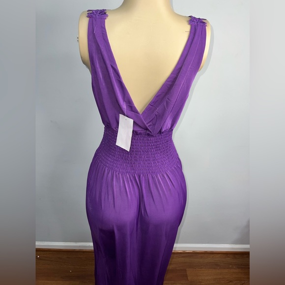NWT CM Purple Maxi Dress Size XL - Picture 5 of 10